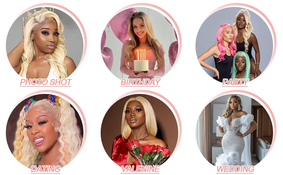 Blonde Curly HD Lace Front Human Hair Wig