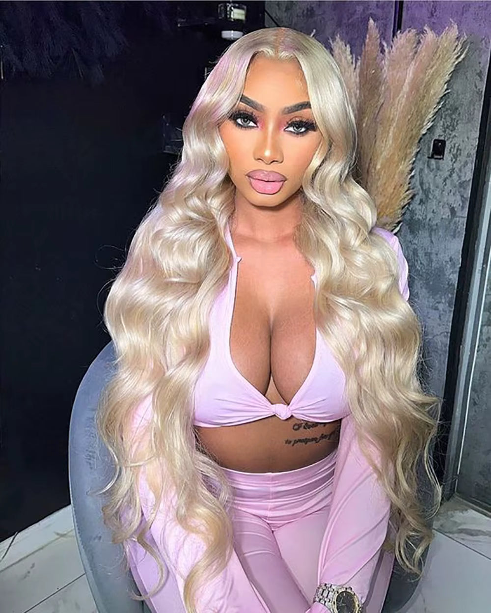 Blonde Body Wave HD Lace Human Hair Wig