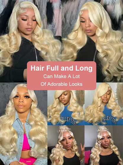 Blonde Body Wave HD Lace Human Hair Wig