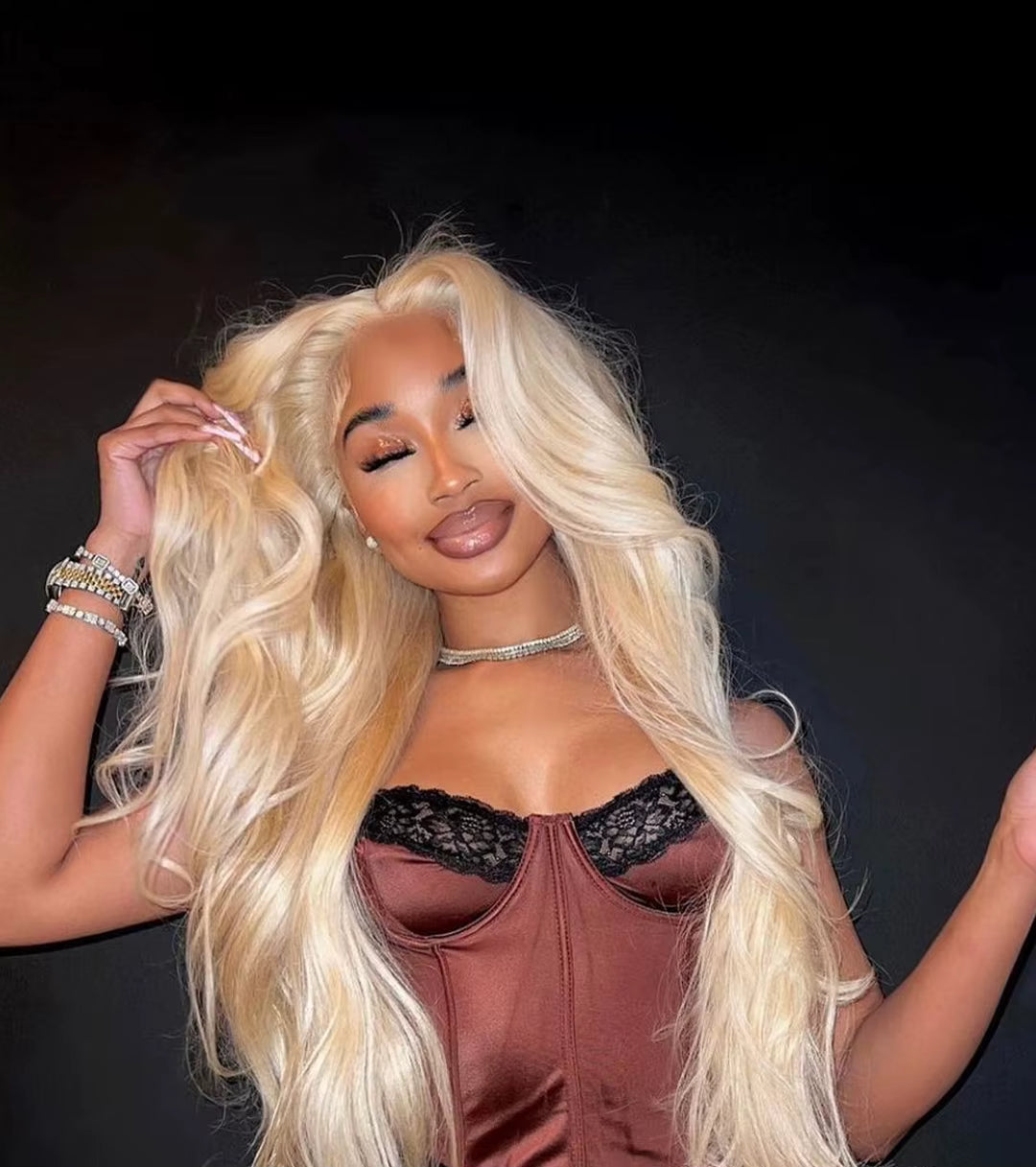 Blonde Body Wave HD Lace Human Hair Wig