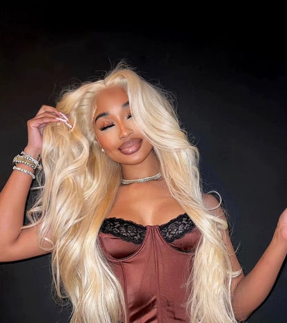 Blonde Body Wave HD Lace Human Hair Wig