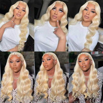 Blonde Body Wave HD Lace Human Hair Wig
