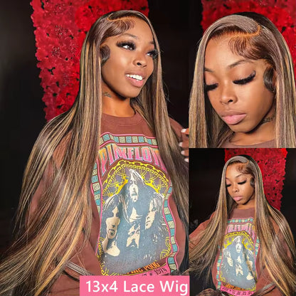 Blonde Highlight HD 360 Full Lace Human Hair Wig