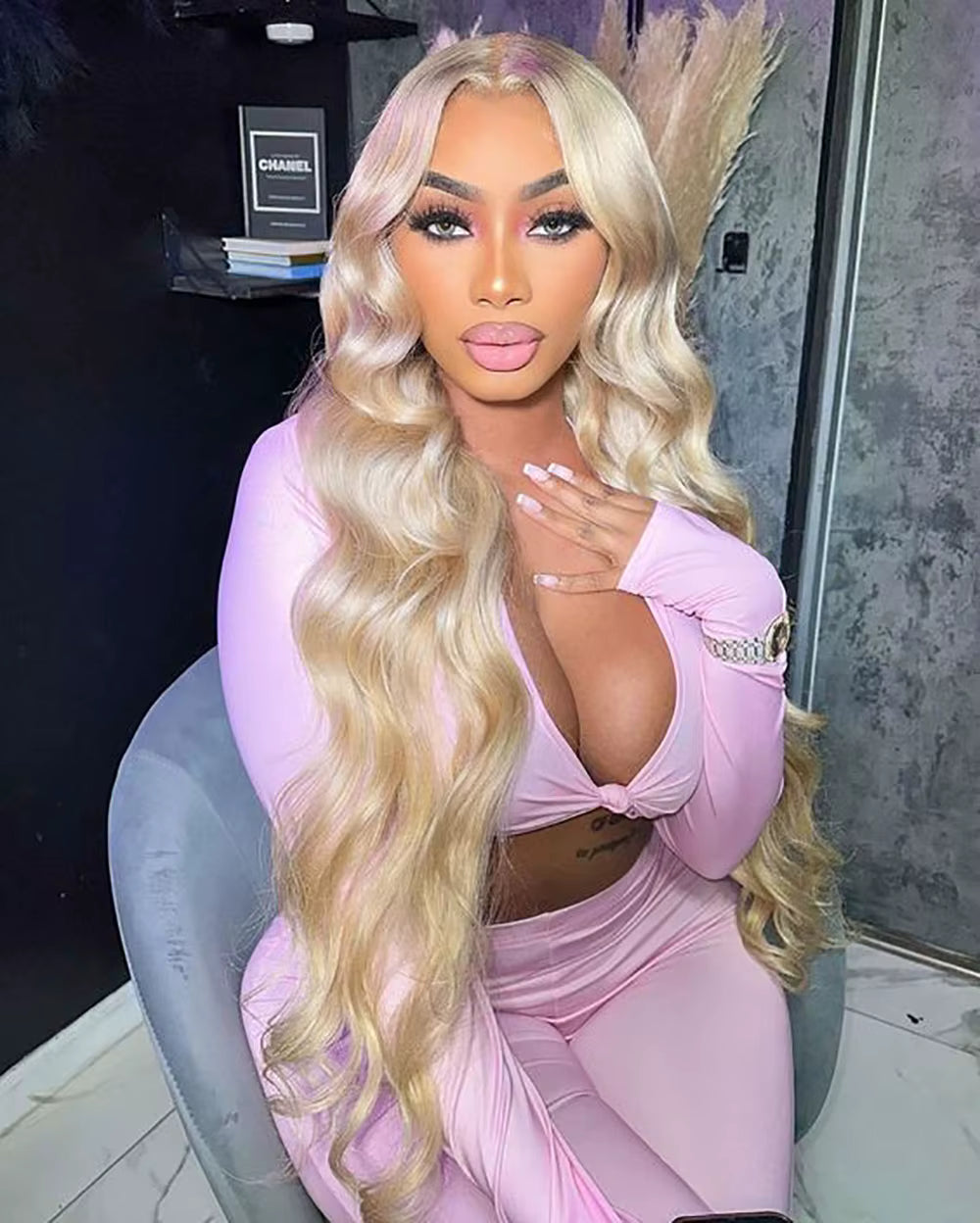 Blonde Body Wave HD Lace Human Hair Wig