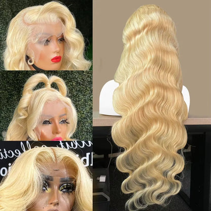 Blonde Body Wave HD Lace Human Hair Wig
